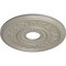 Ekena Millwork Genevieve Ceiling Medallion (Fits Canopies up to 3 1/2"), 16 1/8"OD x 3 1/2"ID x 7/8"P, Pearl White CM16GNPWS - alternate 2